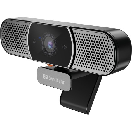 Sandberg All-in-1 Webcam 2K HD 134-37 - High-Resolution, Perfect for Streaming & Video Calls